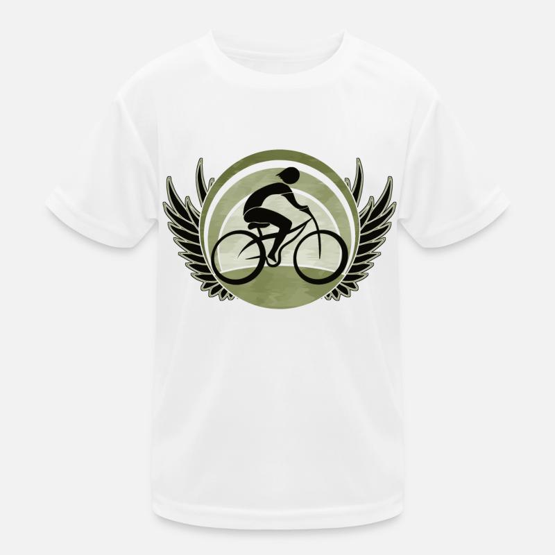 Radfahrer Kinder Funktions-T-Shirt