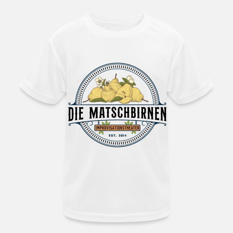 Matschbirnen mehrfarbig 2 Kinder Funktions-T-Shirt