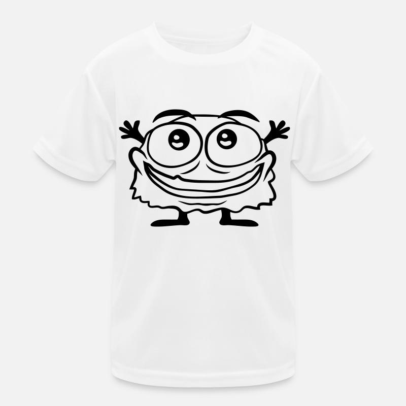 Mignon petit monstre poilu T-shirt sport Enfant