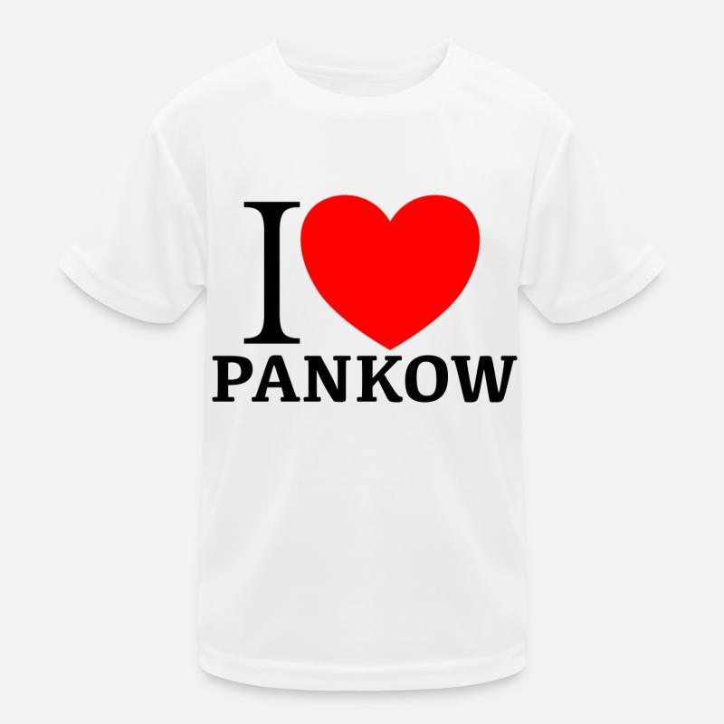 I LOVE PANKOW Kinder Funktions-T-Shirt