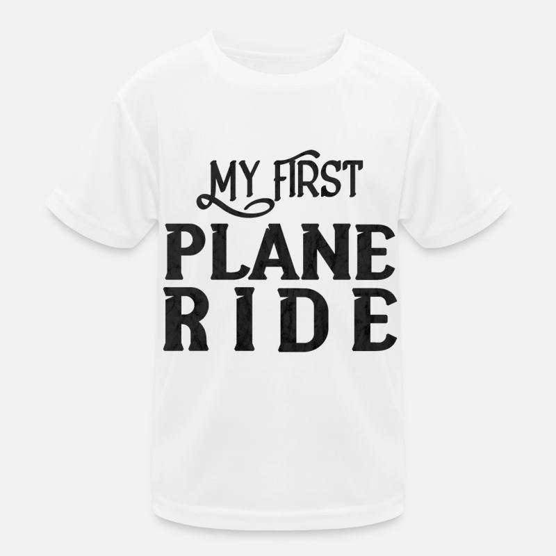 My First Plane Ride 31 Kinder Funktions-T-Shirt