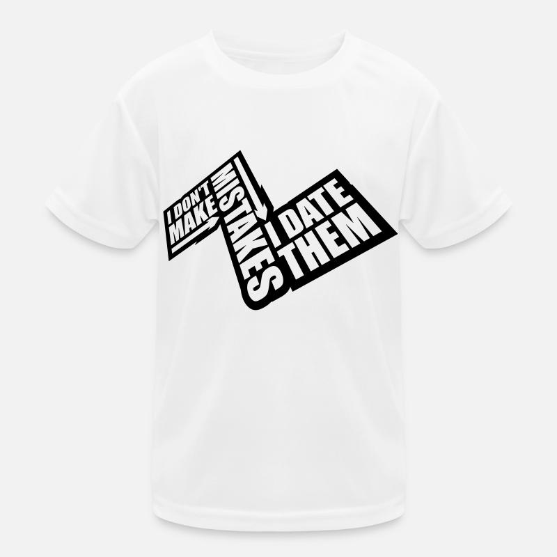 Date Erreurs Citation Logo T-shirt sport Enfant