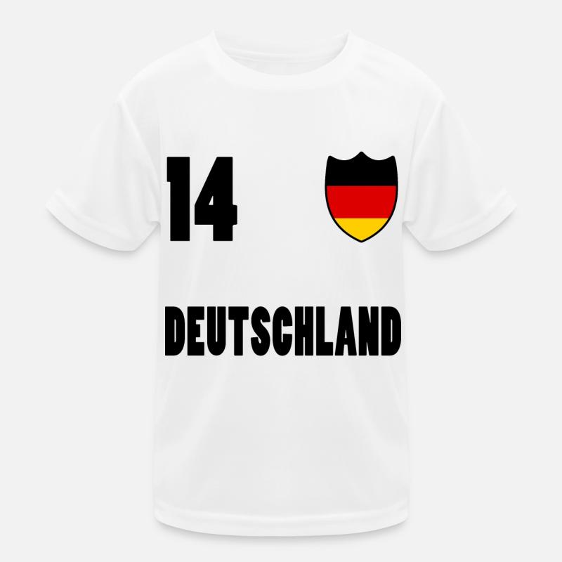 wm jersey 14 germany Kids Functional T-Shirt