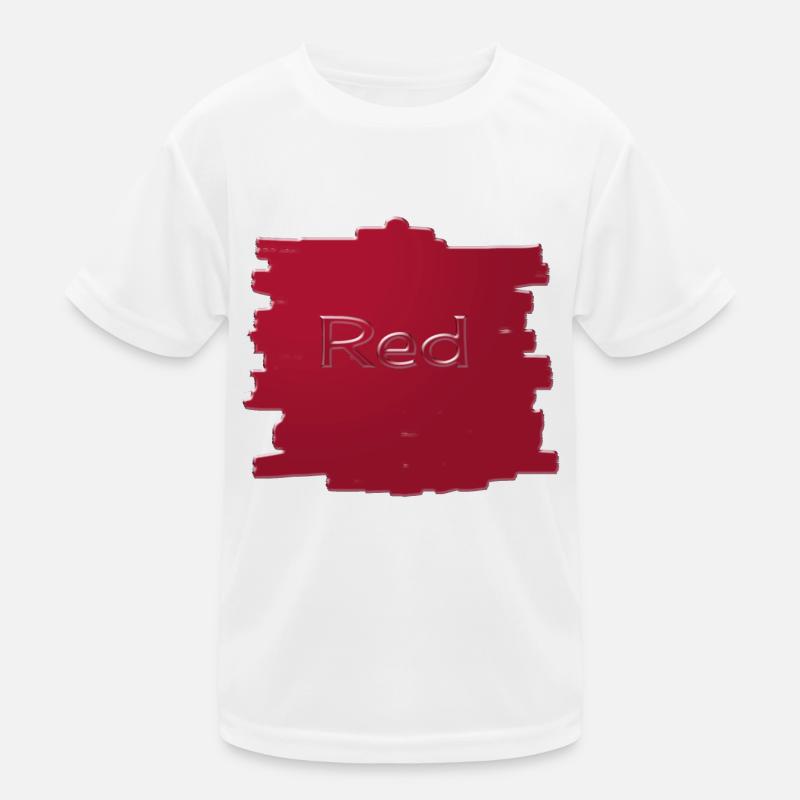 Red Kids Functional T-Shirt