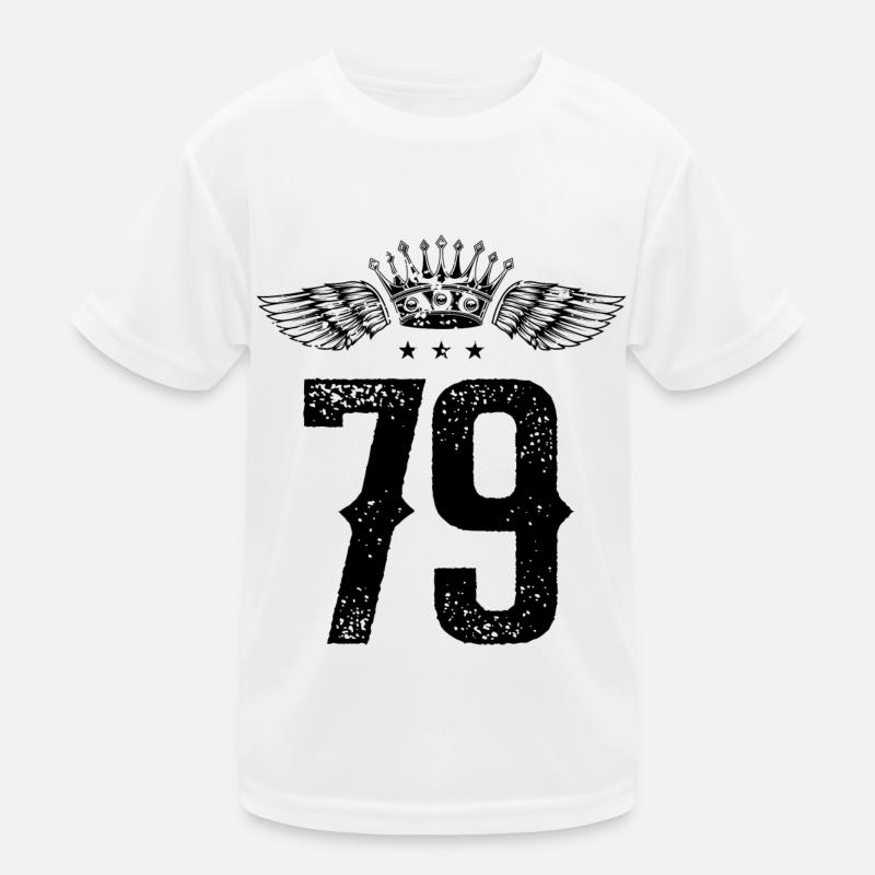79 Number crown Kids Functional T-Shirt