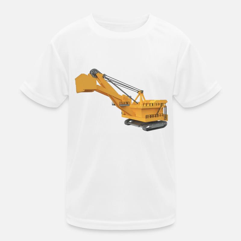 Énorme excavatrice T-shirt sport Enfant