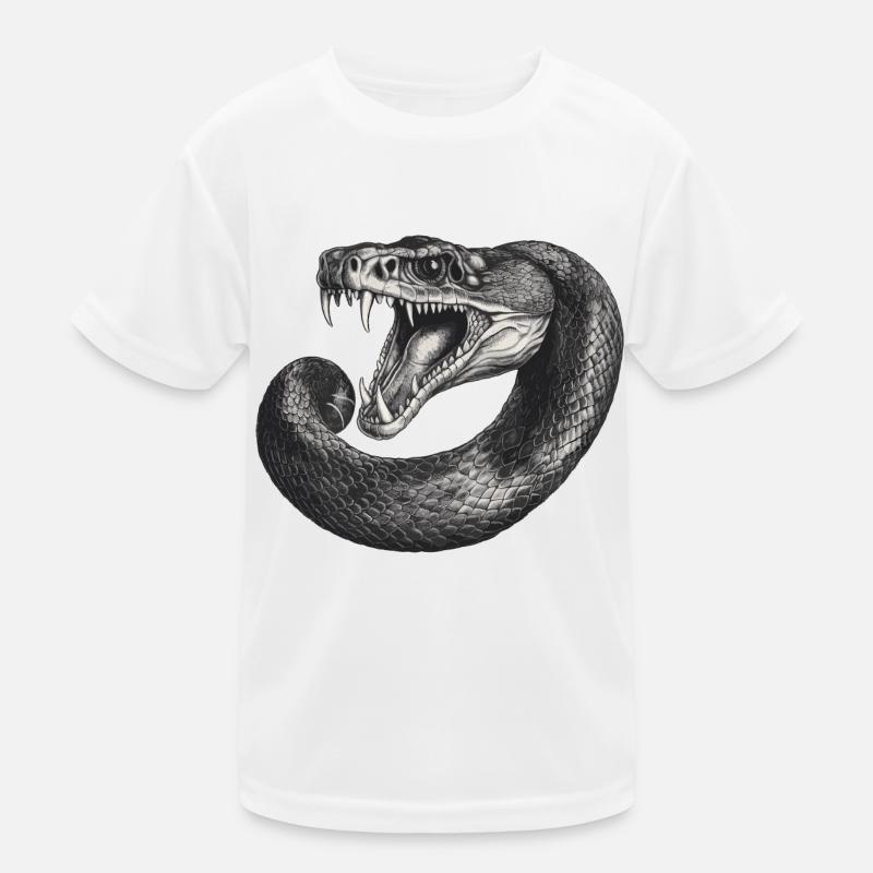 Snake Kinder Funktions-T-Shirt