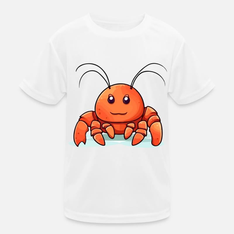 Lak the crayfish Kids Functional T-Shirt