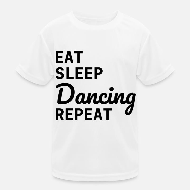 Dancing Dance Music Kids Functional T-Shirt