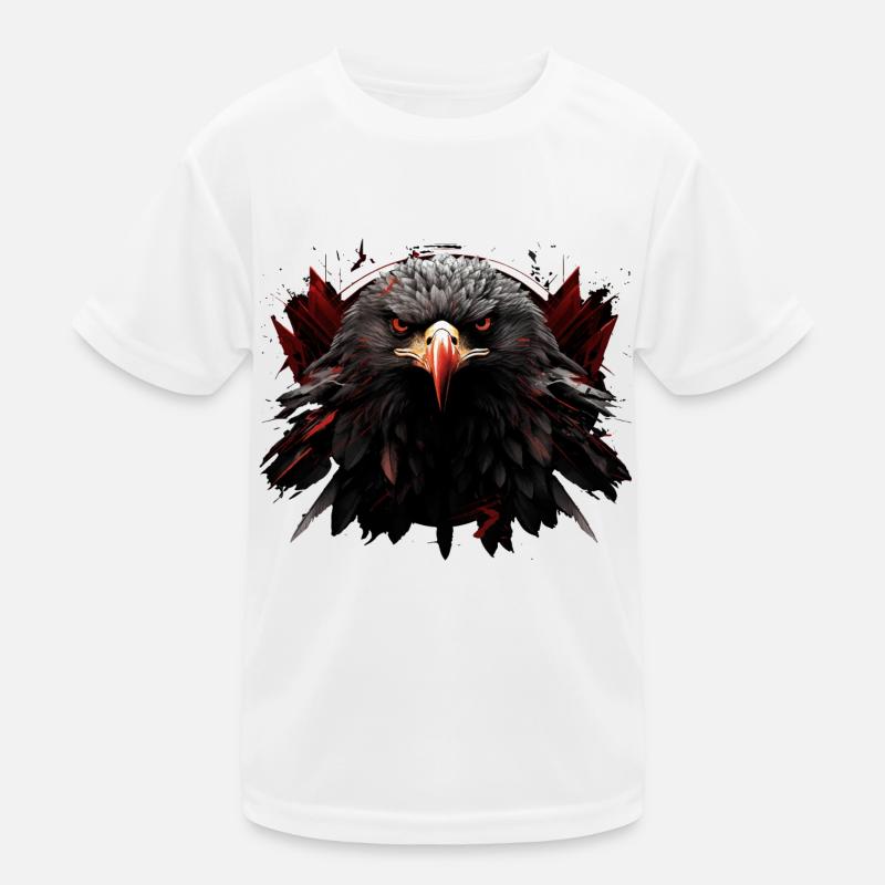 Tête d’aigle d’aigle Golden Eagle Design T-shirt sport Enfant