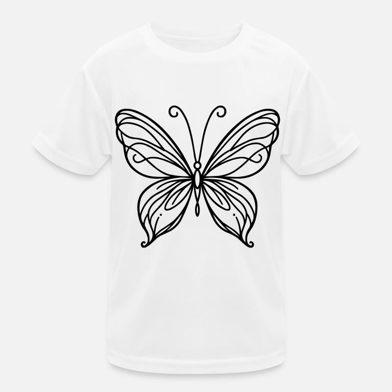 Schmetterling Kinder Funktions-T-Shirt
