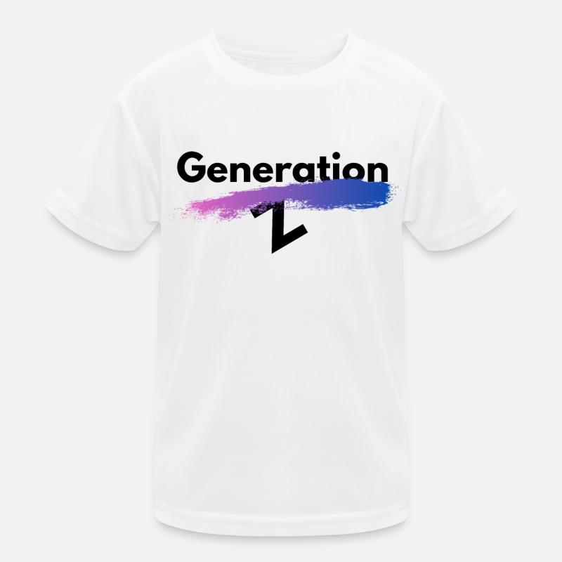 Generation Z Kinder Funktions-T-Shirt