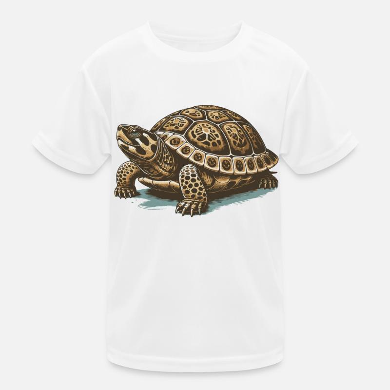 Schildkröte Kinder Funktions-T-Shirt