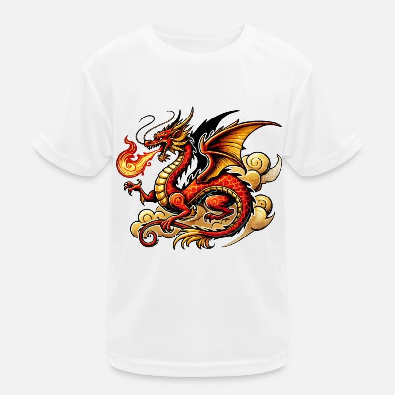 Dragon de Chine T-shirt sport Enfant