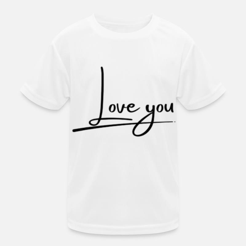 Je t’aime T-shirt sport Enfant