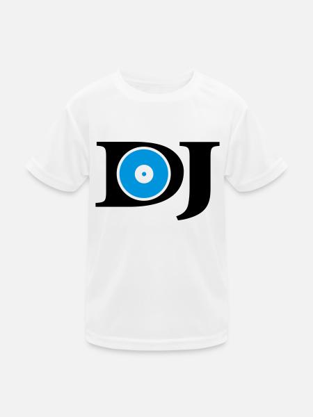 dj gear - Kids Functional T-Shirt - white - Front