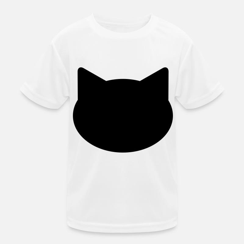 Hintergrund Katze Kinder Funktions-T-Shirt