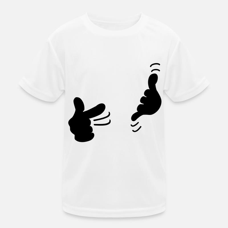 Ruf mich an / call me (1c) Kinder Funktions-T-Shirt