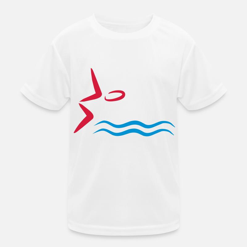 schwimmen Kinder Funktions-T-Shirt