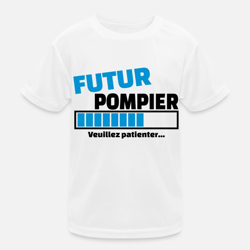futur pompier T-shirt sport Enfant