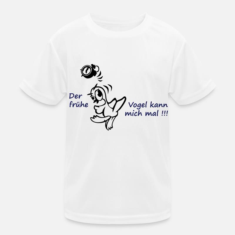 Früher Vogel Kinder Funktions-T-Shirt