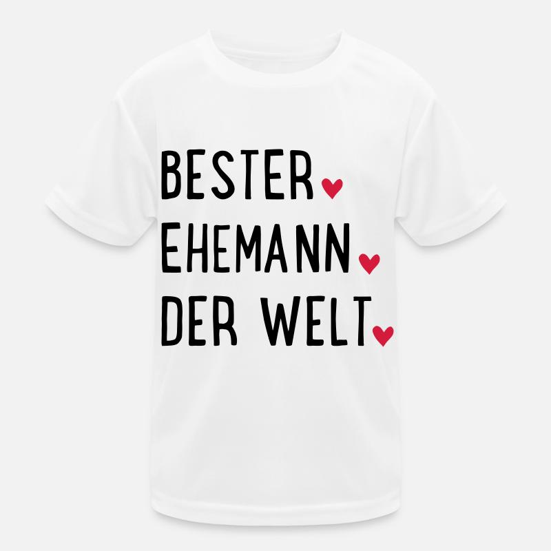 Bester Ehemann der Welt Kinder Funktions-T-Shirt