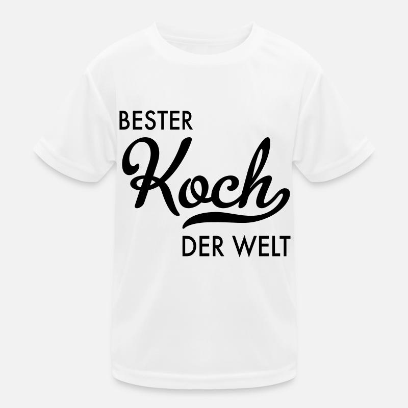 Bester Koch der Welt Kinder Funktions-T-Shirt