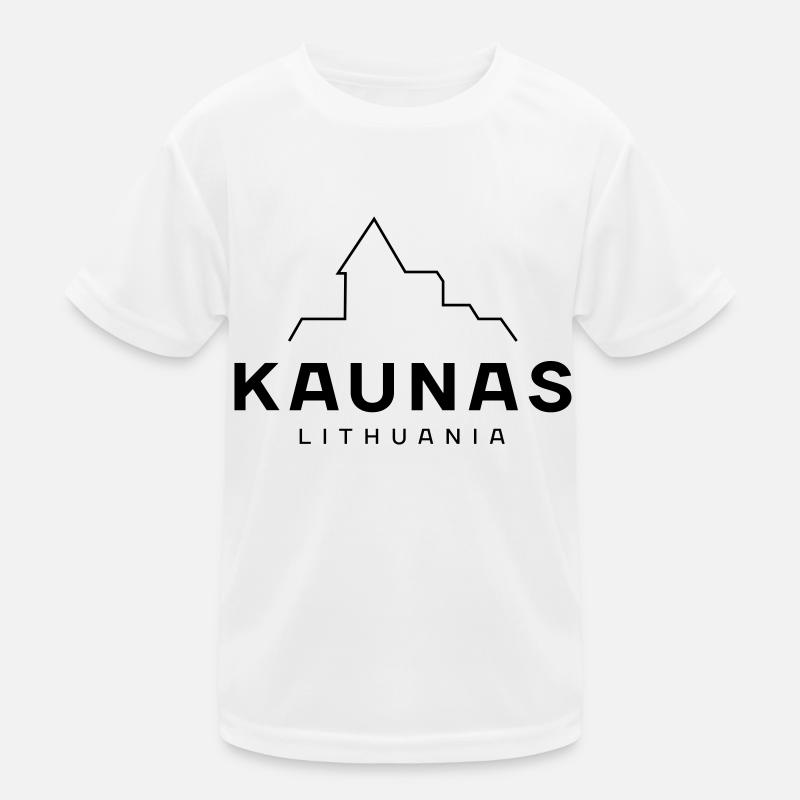 Kaunas– Litauen Kinder Funktions-T-Shirt