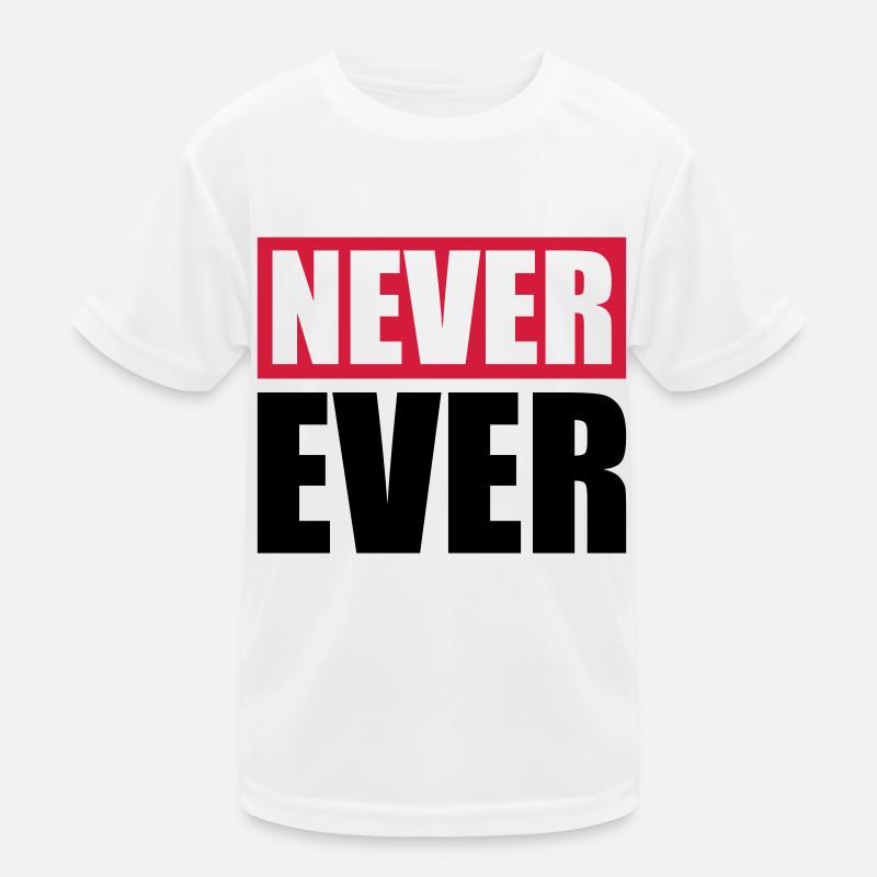 Never Ever Balken Kinder Funktions-T-Shirt