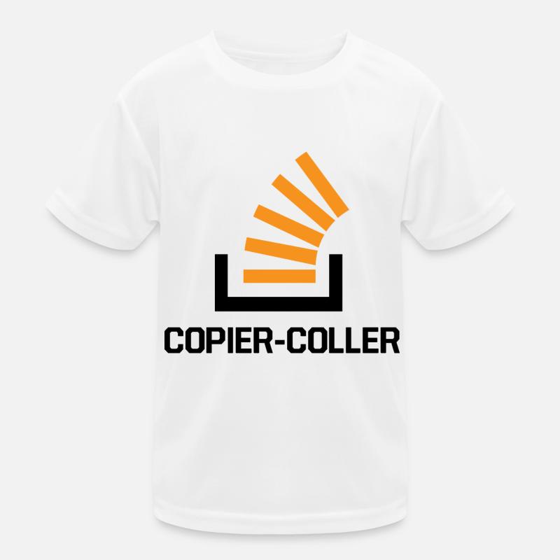 Copier Coller Programmer Software Developer Nerd G Kinder Funktions-T-Shirt