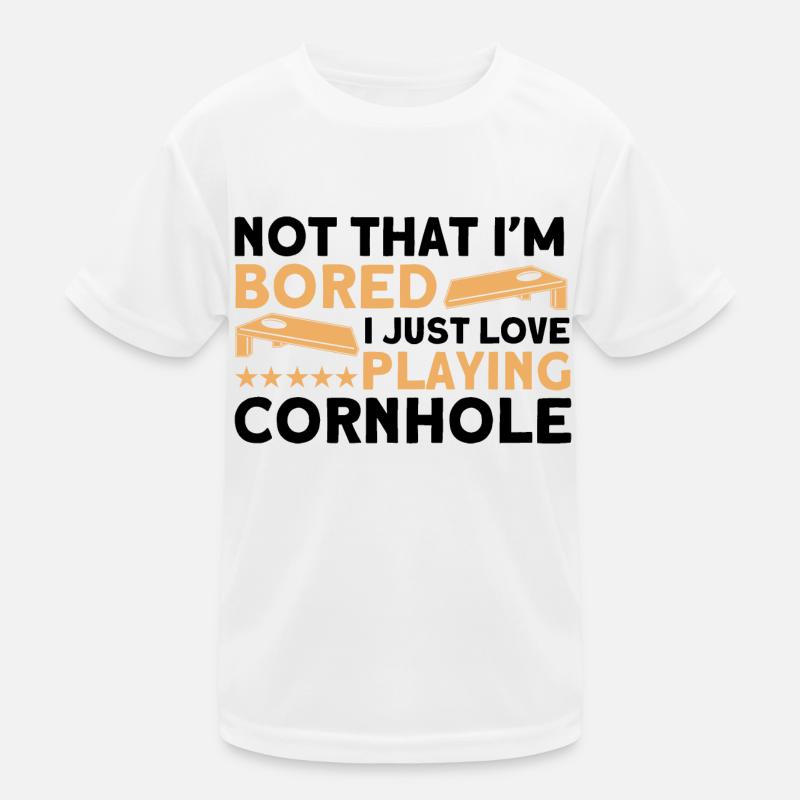 Cornhole Game Cornhole Joueur Cornhole Cadeau T-shirt sport Enfant