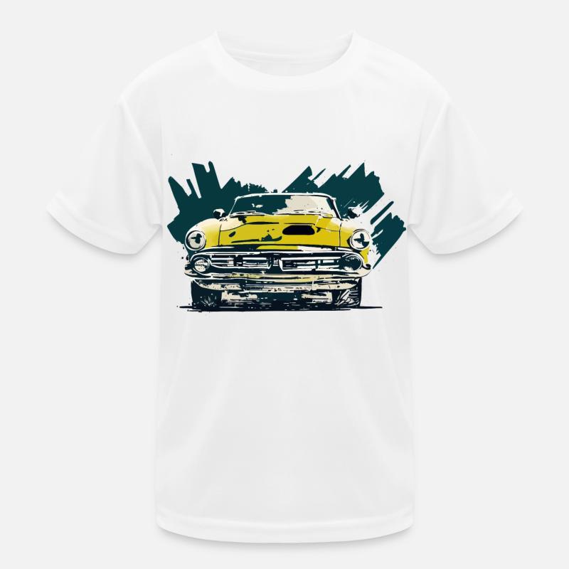 Retro-Auto Kinder Funktions-T-Shirt