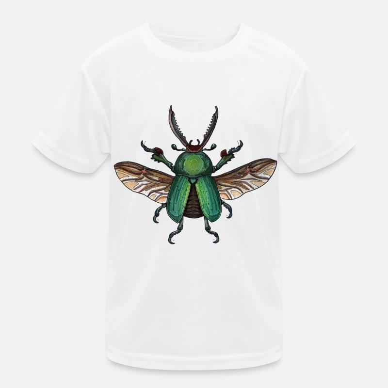 Big Green Beetle - coléoptère vert géant T-shirt sport Enfant