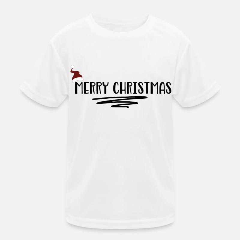 Merry Christmas Kinder Funktions-T-Shirt