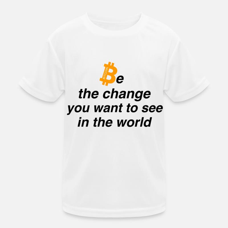 Be the change Kinder Funktions-T-Shirt