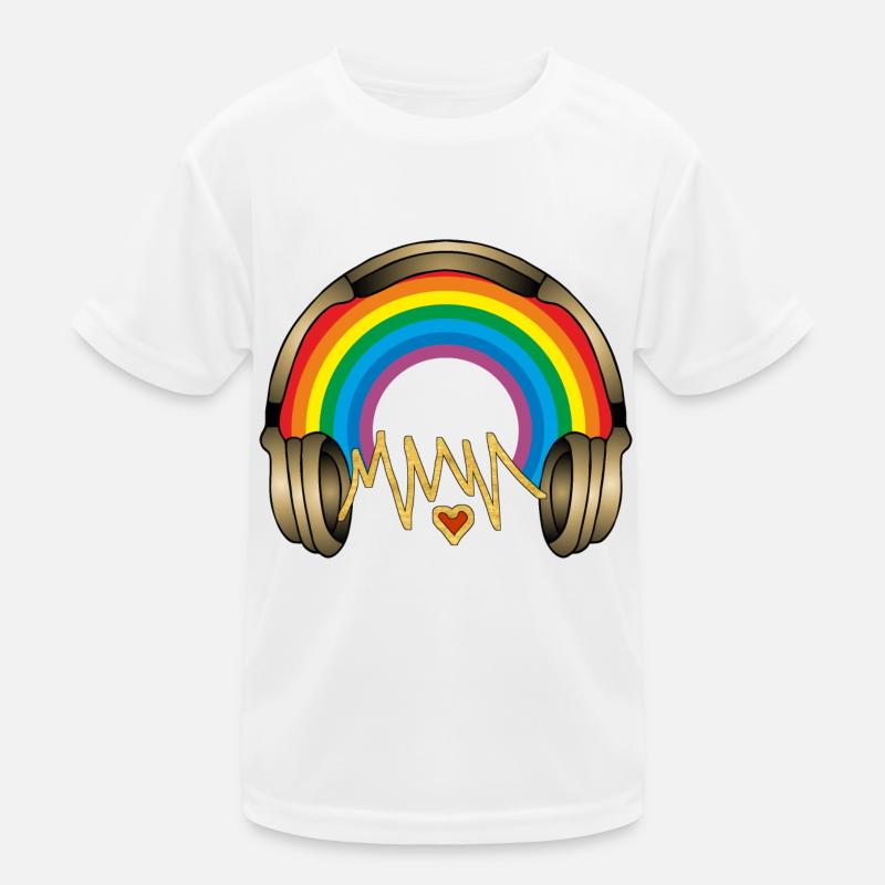 Kopfhörer Kinder Funktions-T-Shirt