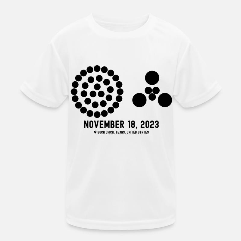 Star ship Launch - November 18, 2023 Kids Functional T-Shirt