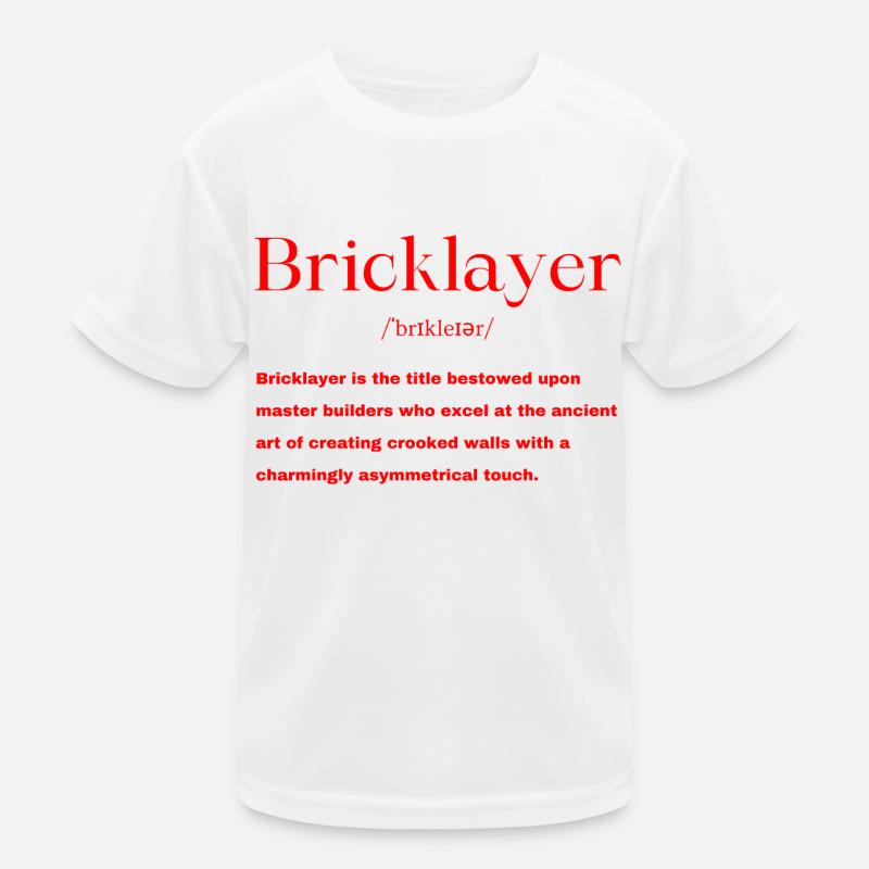 Bricklayer Kids Functional T-Shirt