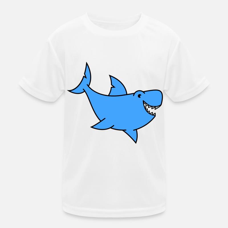 Bande dessinée de requin T-shirt sport Enfant