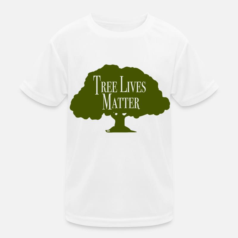 Tree Lives Matter - Kids Functional T-Shirt - white