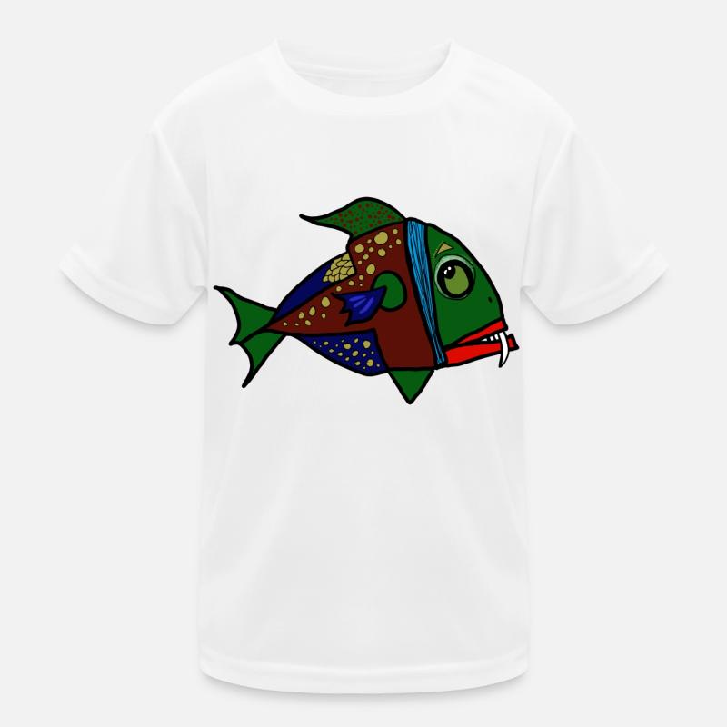 fisch anglerfisch Kinder Funktions-T-Shirt