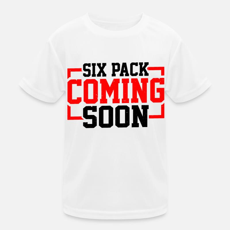 Six Pack Coming Soon 63 Kinder Funktions-T-Shirt