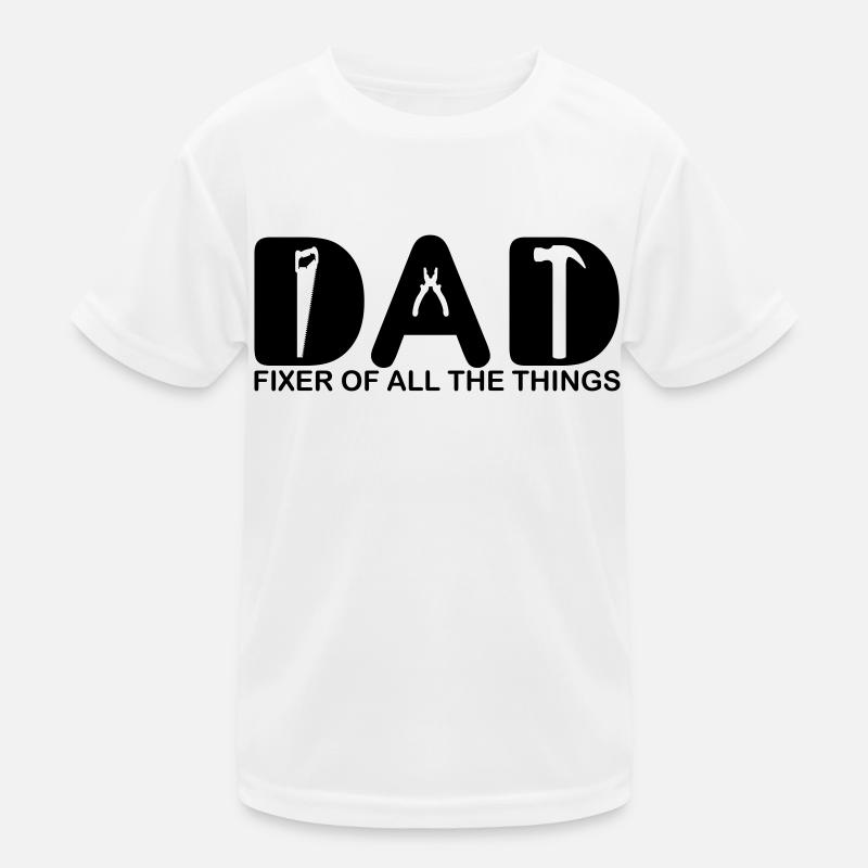 Papa. Fixierer aller Dinge. Kinder Funktions-T-Shirt