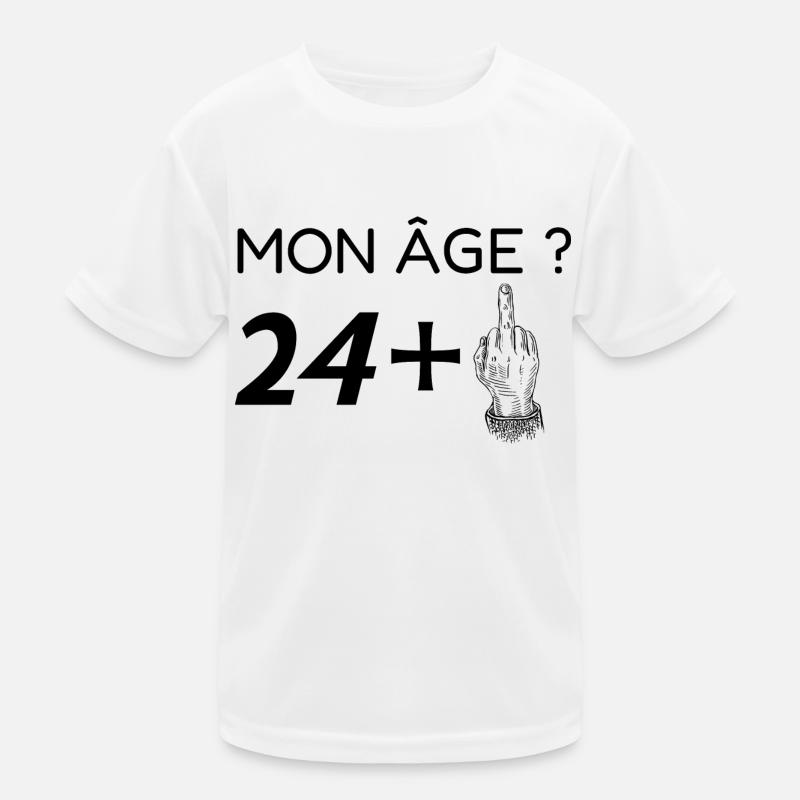 mon âge 25 T-shirt sport Enfant
