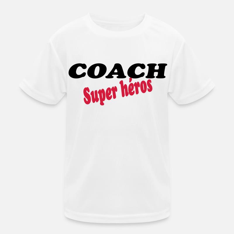 Superhelden-COACH Kinder Funktions-T-Shirt