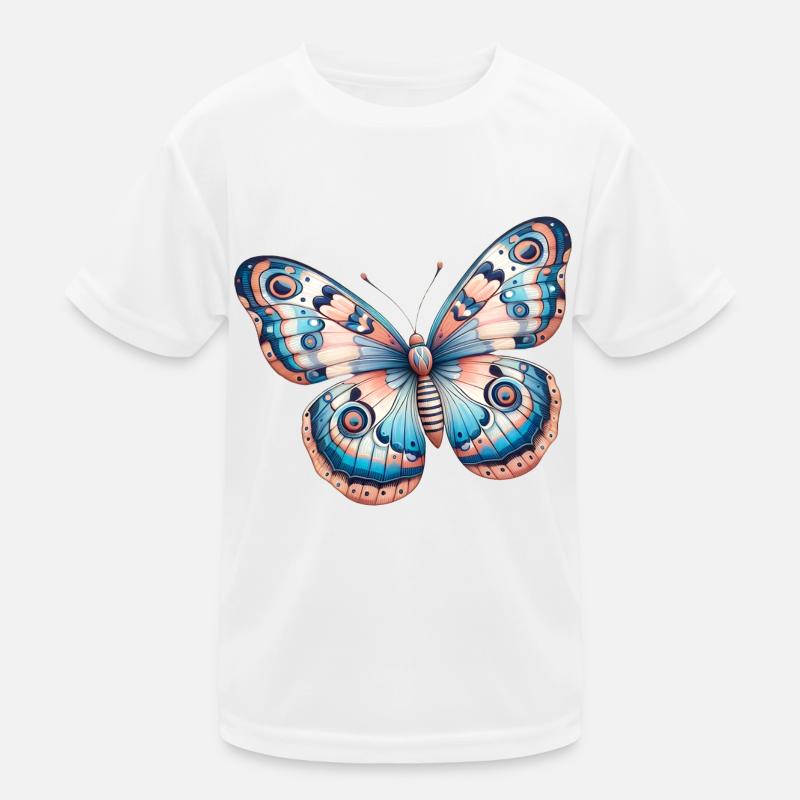 Papillon, fleur - Légèreté Envolée T-shirt sport Enfant