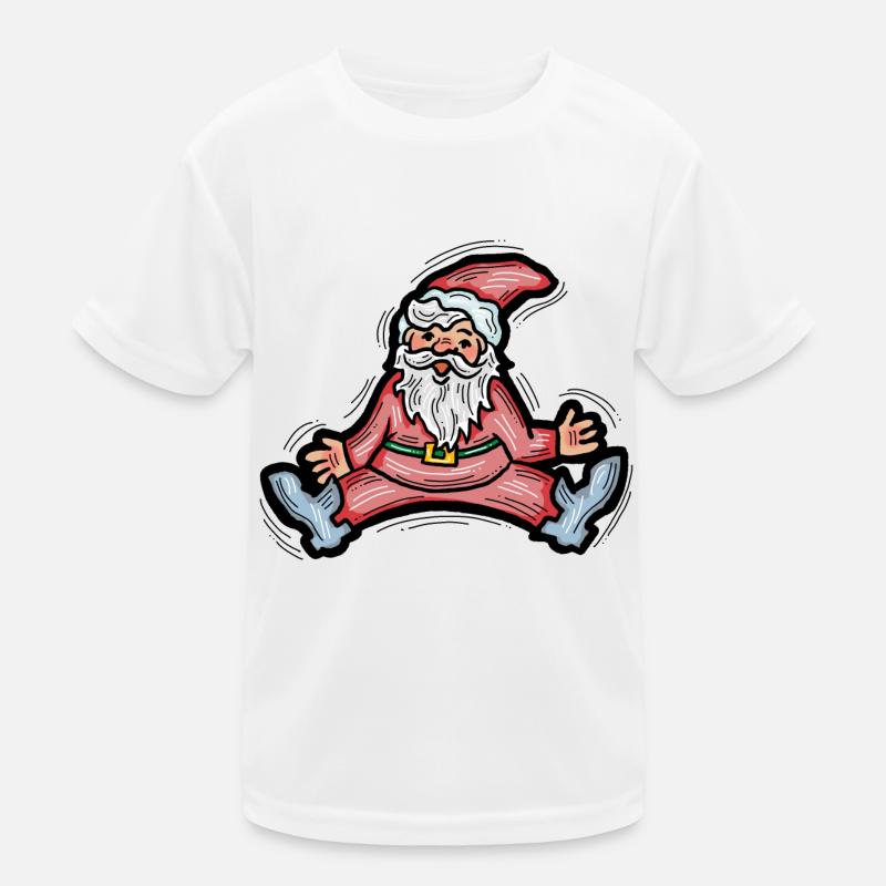 Weihnachtsmann Kinder Funktions-T-Shirt