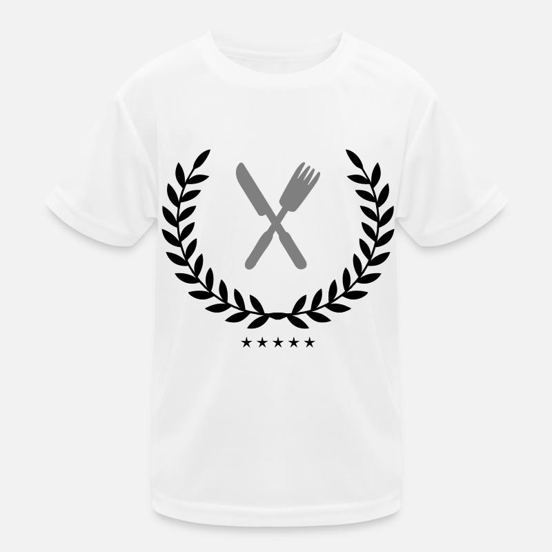 besteck wappen Kinder Funktions-T-Shirt