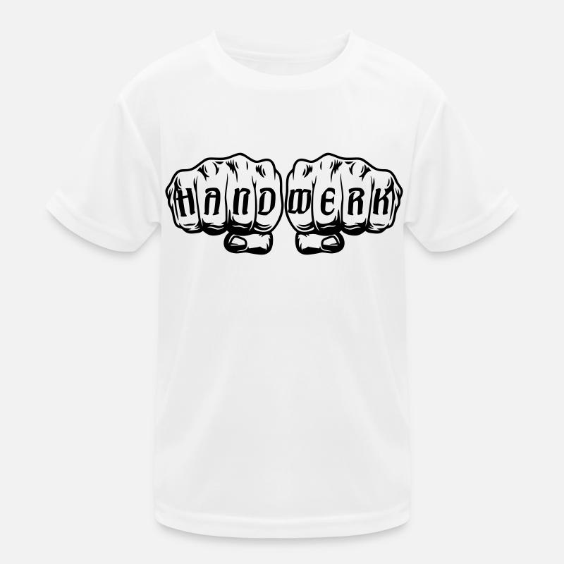 Handwerk Faust Normal Kinder Funktions-T-Shirt