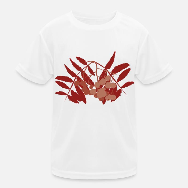 Abstrakte Vogelbeere Kinder Funktions-T-Shirt